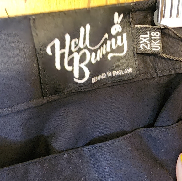 Hell Bunny Miss Muffet Black Spider Web Skirt - Picture 8 of 11